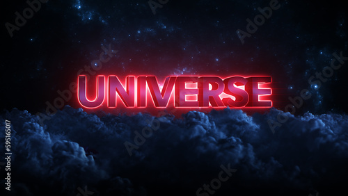 Fantastic Marvelous 3D Space Words photo