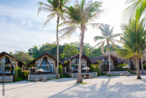 Bungalow on the beach of an Island in Thailand © Chirapriya