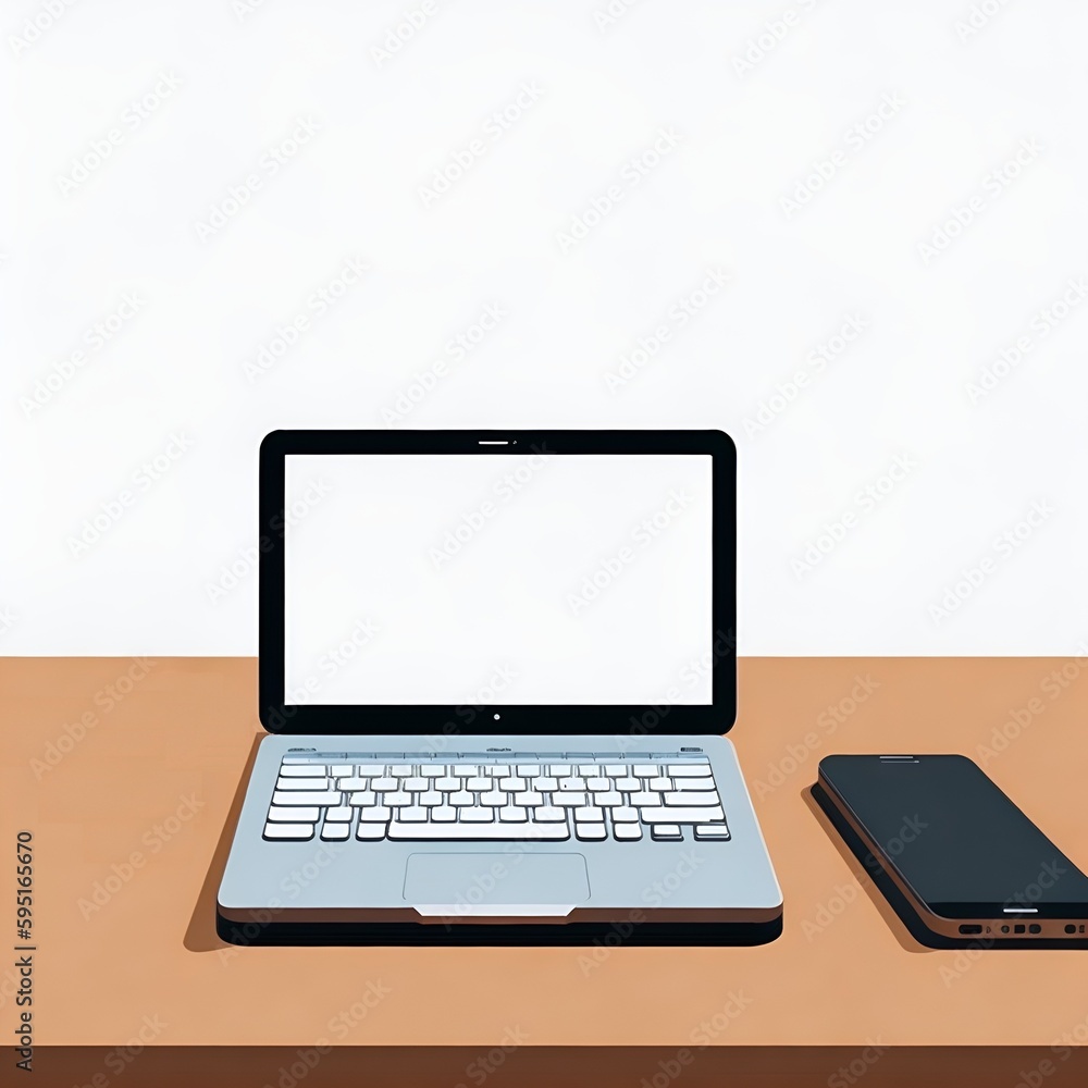 laptop with blank screen laptop with blank screen