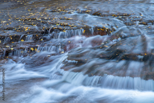 USA, Utah, Calf Creek Recreation Area. Calf Creek cascade.