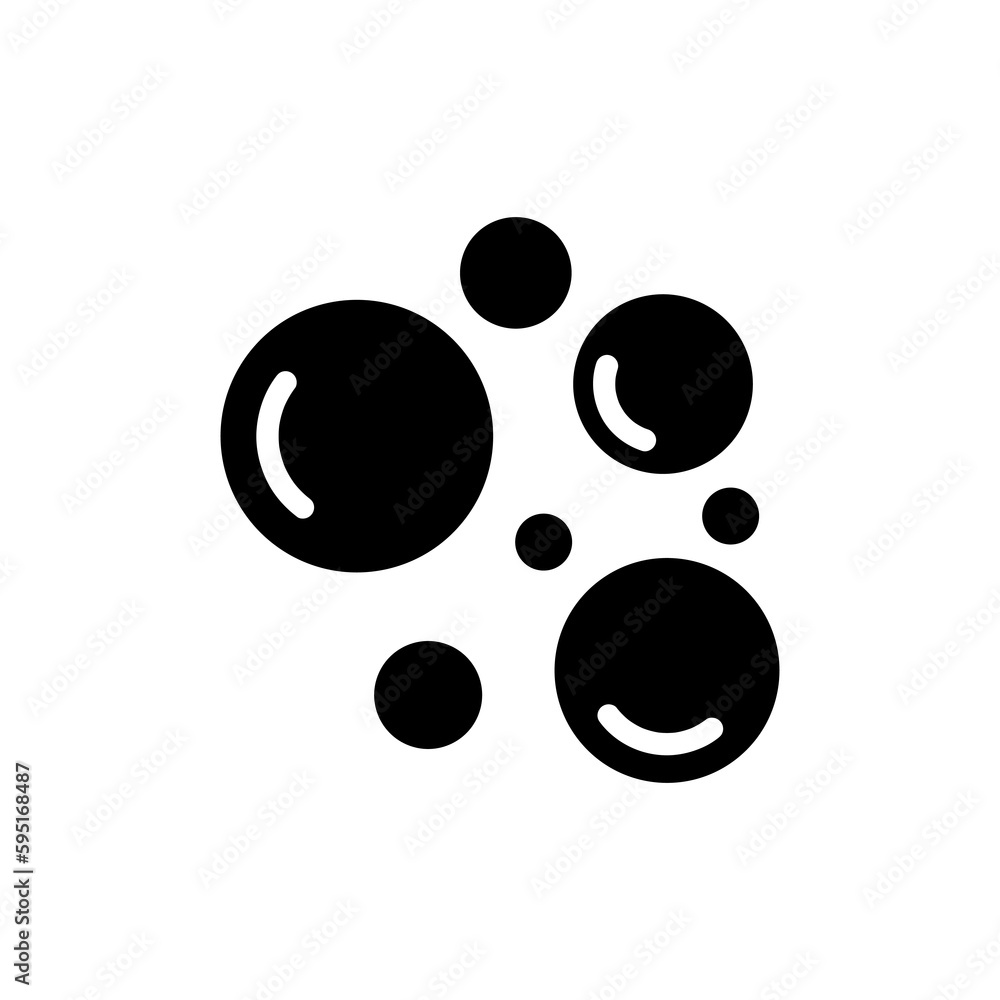 Soap bubbles icons vector illustration on white background.eps Soap bubbles icons vector illustration on white background.eps