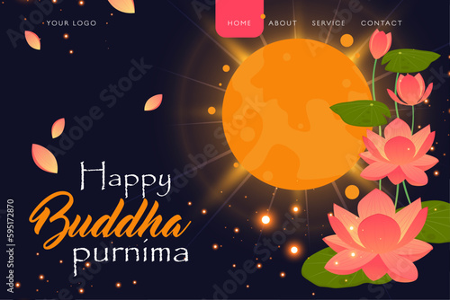 Happy Vesak Day Template 