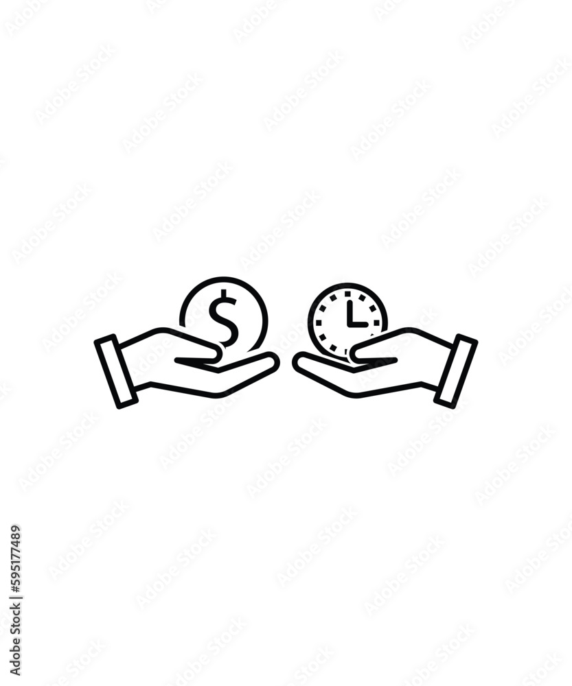 loan icon, vector best line icon. loan icon, vector best line icon.