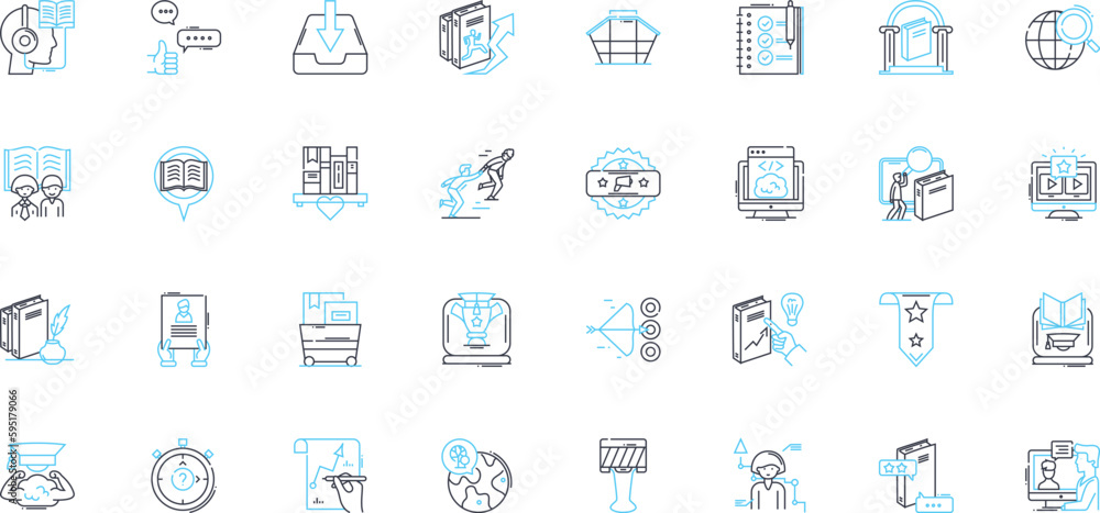 Investigation notion linear icons set. Suspicious, Evidence, Clues, Detectives, Interrogation, Crime, Motive line vector and concept signs. Hunch,Inspect,Analyze outline illustrations Investigation notion linear icons set. Suspicious, Evidence, Clues, Detectives, Interrogation, Crime, Motive line vector and concept signs. Hunch,Inspect,Analyze outline illustrations