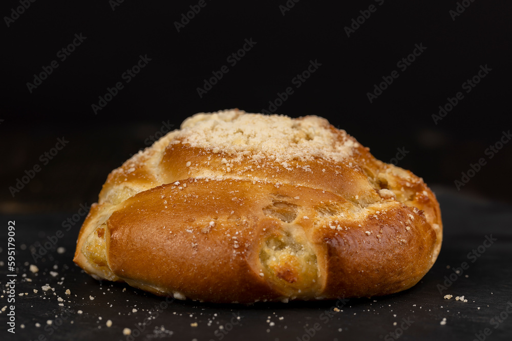 sweet bun with coconut flavor and filling sweet bun with coconut flavor and filling