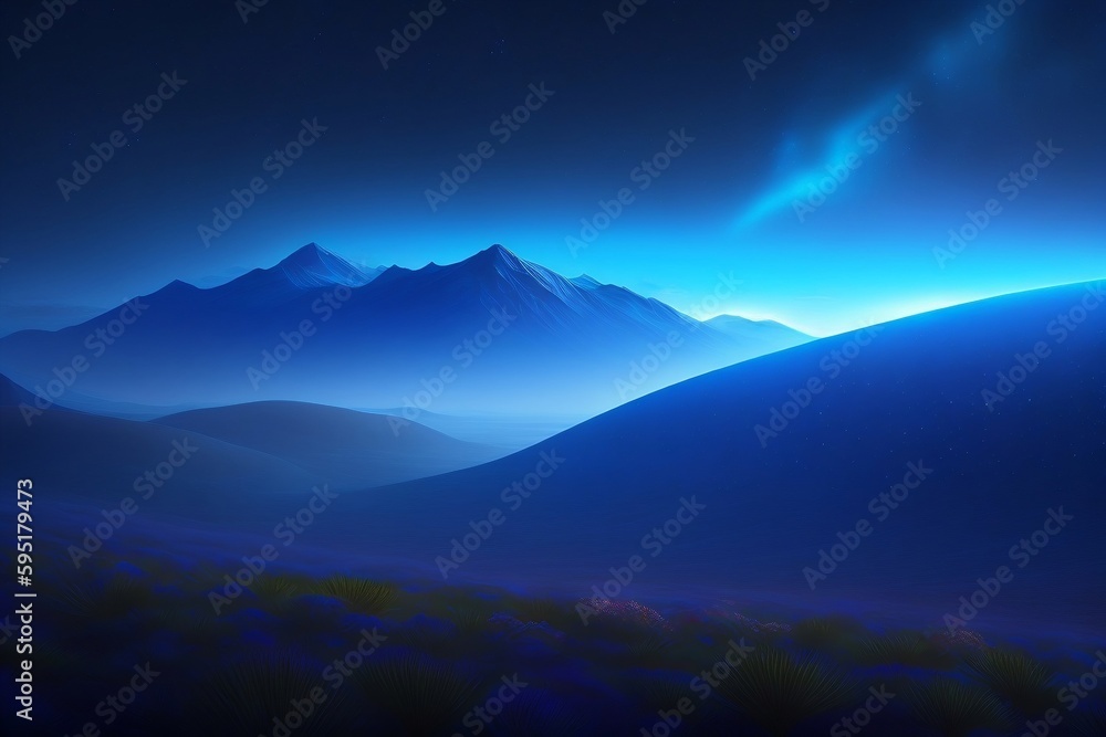 Blue Mountains Desktop Background