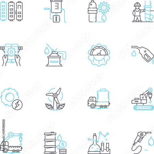 Tourism industry linear icons set. Adventure, Beaches, Castles, Culture, Festivals, Food, Glamping line vector and concept signs. Heritage,Hiking,Hospitality outline illustrations