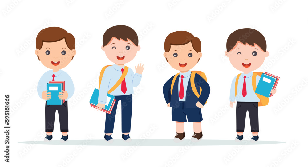 character kids student in school uniform vector illustration
character kids student in school uniform vector illustration