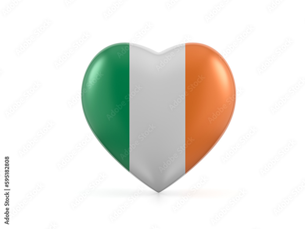 Ireland heart flag Ireland heart flag