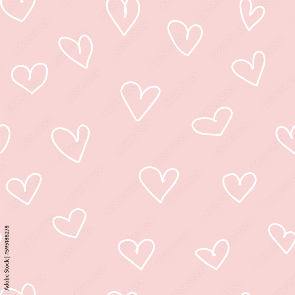 Beautiful seamless vector pattern with hearts. Abstract illustration.Valentines day backdrop with love, romance and passion symbols. Vector illustration for wrapping paper, wallpaper. Beautiful seamless vector pattern with hearts. Abstract illustration.Valentines day backdrop with love, romance and passion symbols. Vector illustration for wrapping paper, wallpaper.