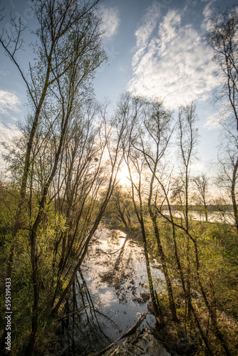 Fototapeta Naklejka Na Ścianę i Meble -   Krajobraz, zachód słońca