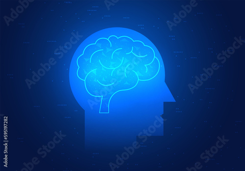 Brain inside the robot is an artificial intelligence system. that serves to command and learn information from humans to help meet the needs of users and help solve business problems to compete