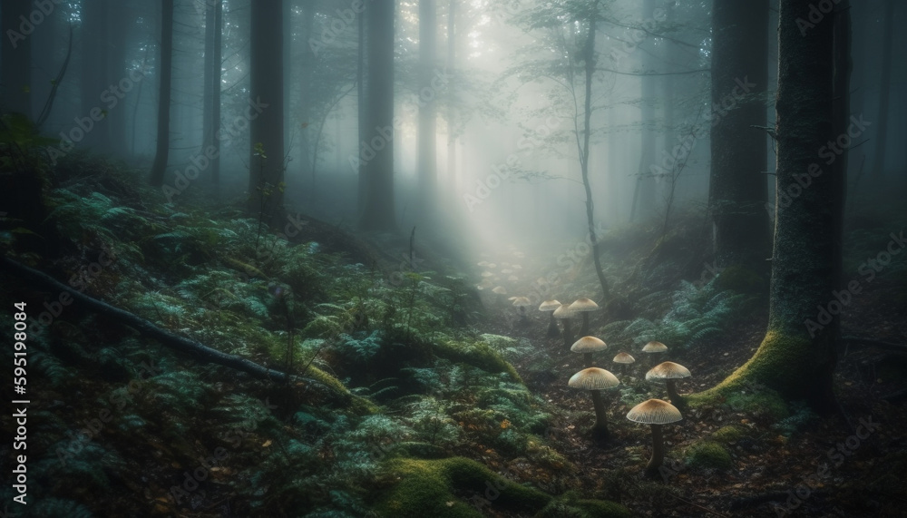 Mystery in the forest a spooky adventure generated by AI Mystery in the forest a spooky adventure generated by AI