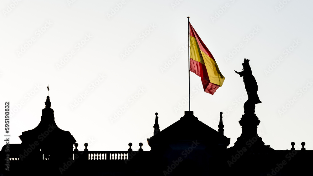 View of the dome of the Basilica of Our Lady of Mercy, a Baroquestyle