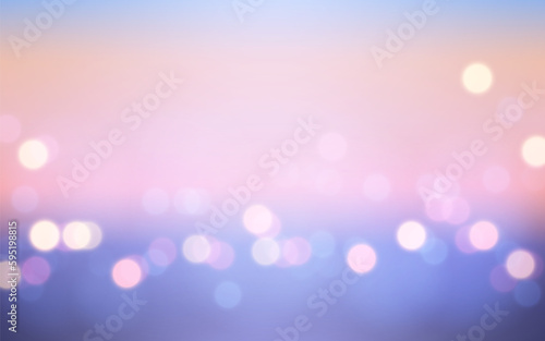 Abstract Sunset Soft Light Background with Bokeh, Vector eps 10 illustration bokeh particles, Background decoration
