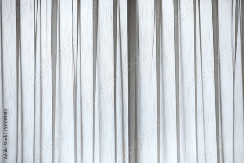 White lightweight fabric curtain