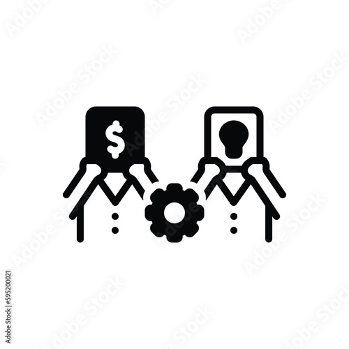Black solid icon for 