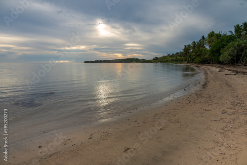 Stunning beaches along the coral coast between Sigatoka and Suva  Viti Levu  Fiji