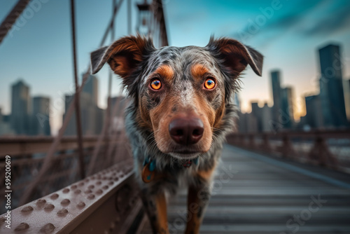 Augen, die sprechen: Ein Straßenhund, der mit seinen Augen spricht photo