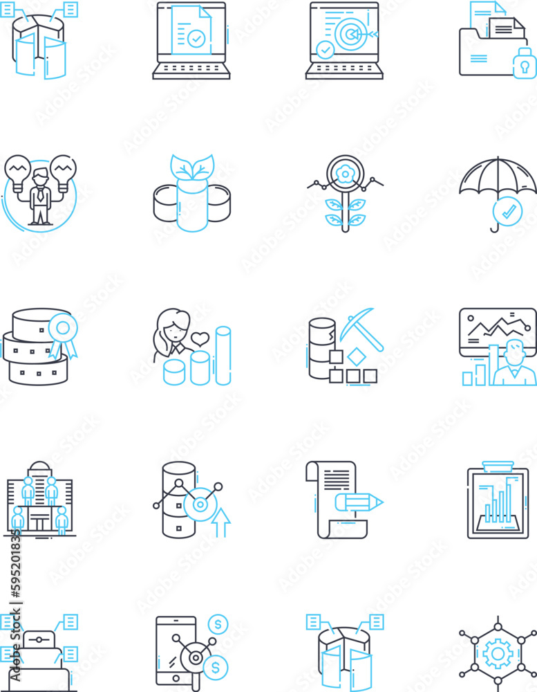 Trend analysis linear icons set. Forecasting, Prediction, Insights, Patterns, Data, Analytics, Projections line vector and concept signs. Trends,Statistics,Observations outline illustrations Trend analysis linear icons set. Forecasting, Prediction, Insights, Patterns, Data, Analytics, Projections line vector and concept signs. Trends,Statistics,Observations outline illustrations