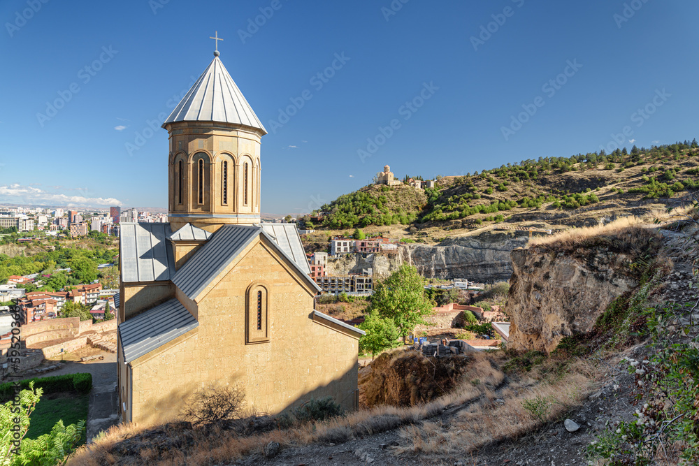 Saint Nicholas Orthodox Church inside Narikala Fortress ,Tbilisi