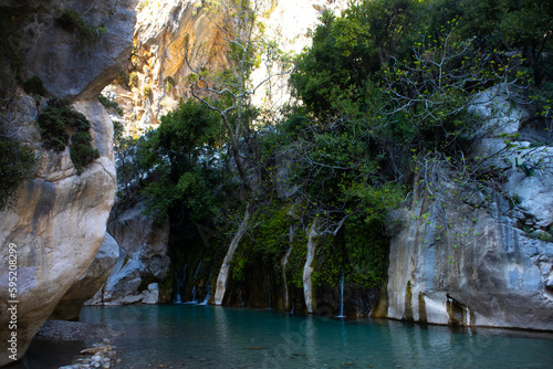 Göynük Canyon is beautiful canyon in Turkey