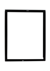 Medium format film border isolated on white