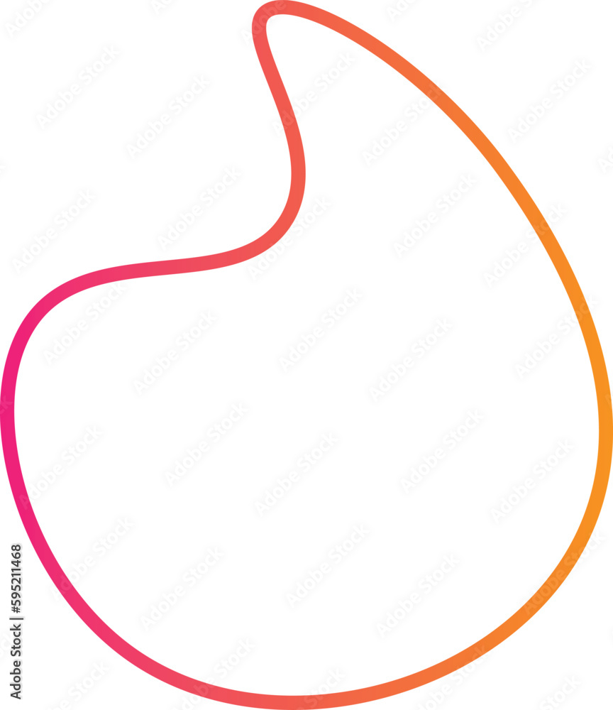 Gradient blob lines shape abstract color with line vector illustration isolated on transparent background. Gradient blob lines shape abstract color with line vector illustration isolated on transparent background.