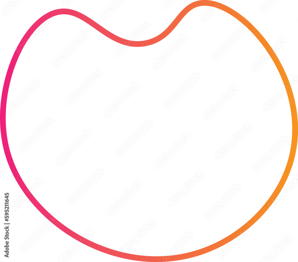 Gradient blob lines shape abstract color with line vector illustration isolated on transparent background. Gradient blob lines shape abstract color with line vector illustration isolated on transparent background.