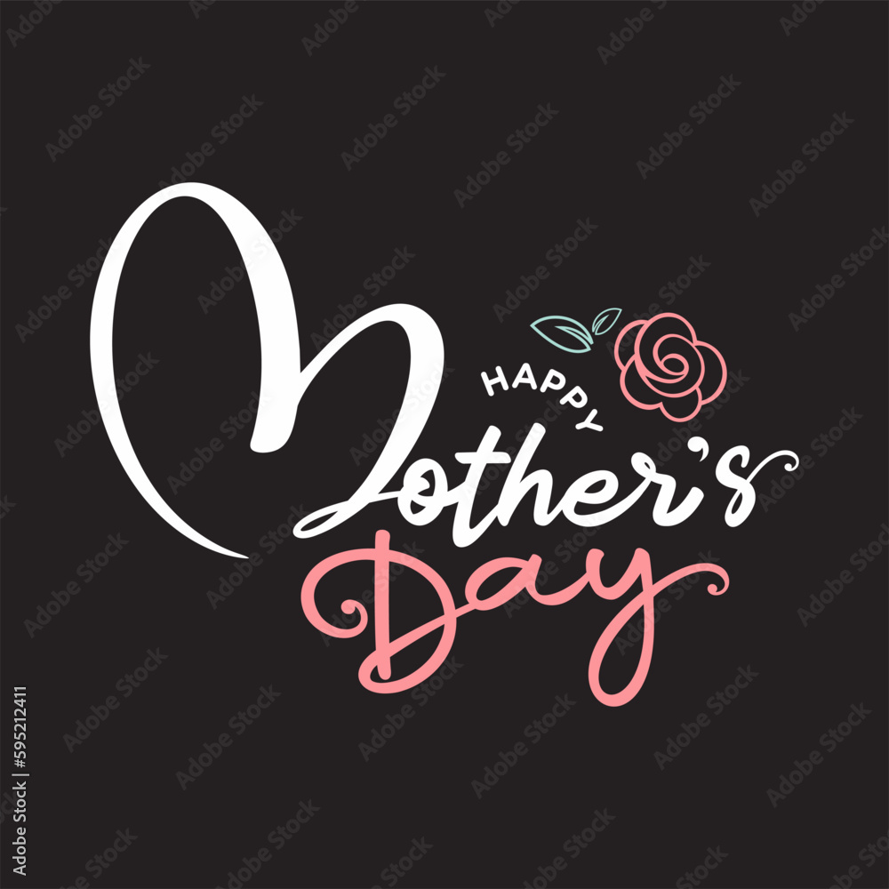 Mother's day card, Mothers day banner, Mothers day poster, Happy mother
