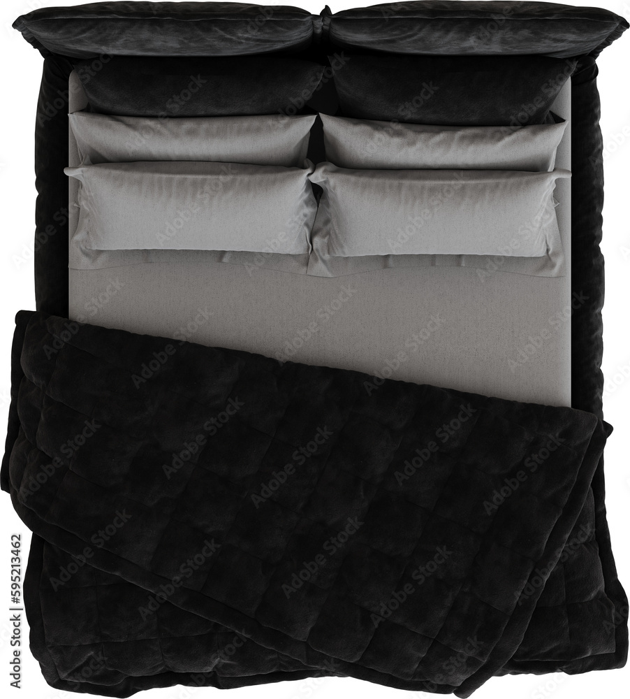 Top view isolated png bed Stock Illustration | Adobe Stock