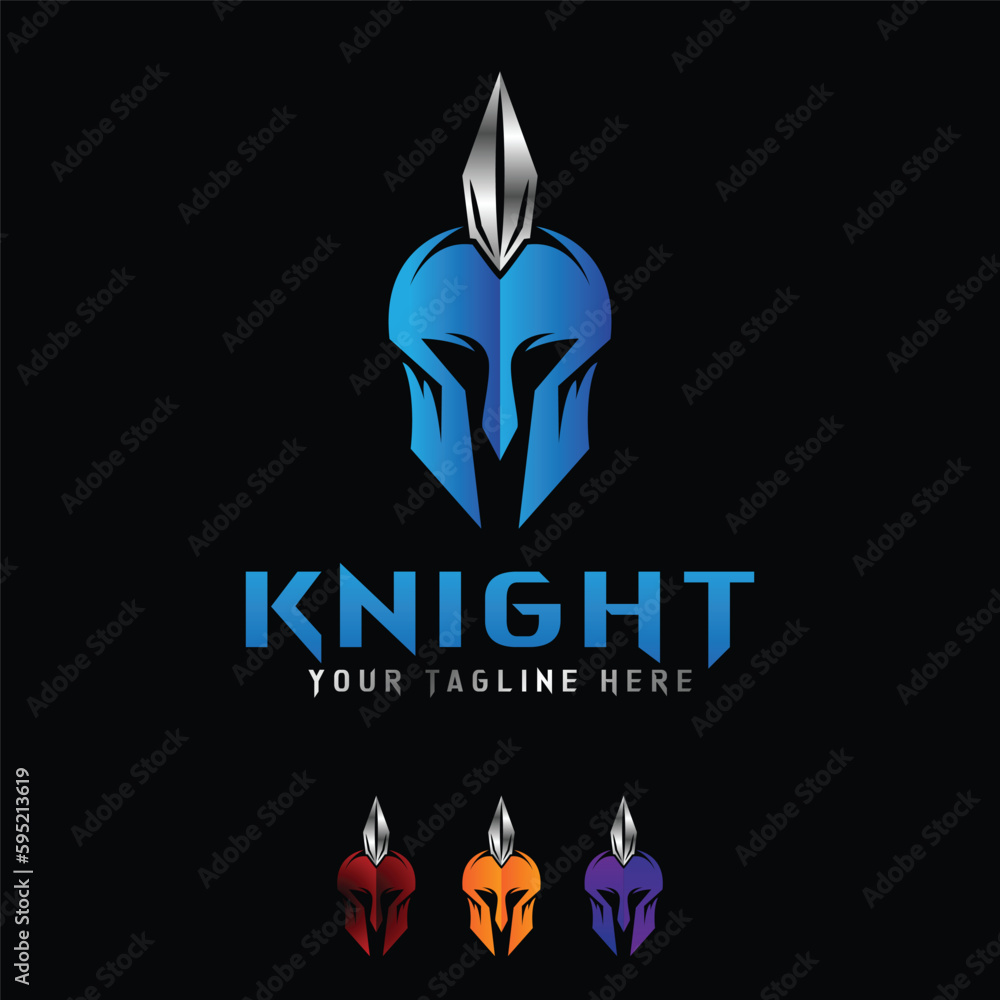 Spartan Logo Design Knight Logo Design