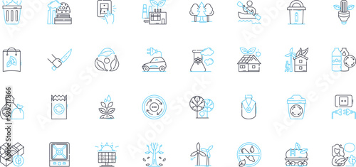 Tidy house linear icons set. Cleanliness , Organization , Declutter , Minimalism , Neatness , Hygiene , Home line vector and concept signs. Orderliness ,Spick-and-span ,Methodical outline