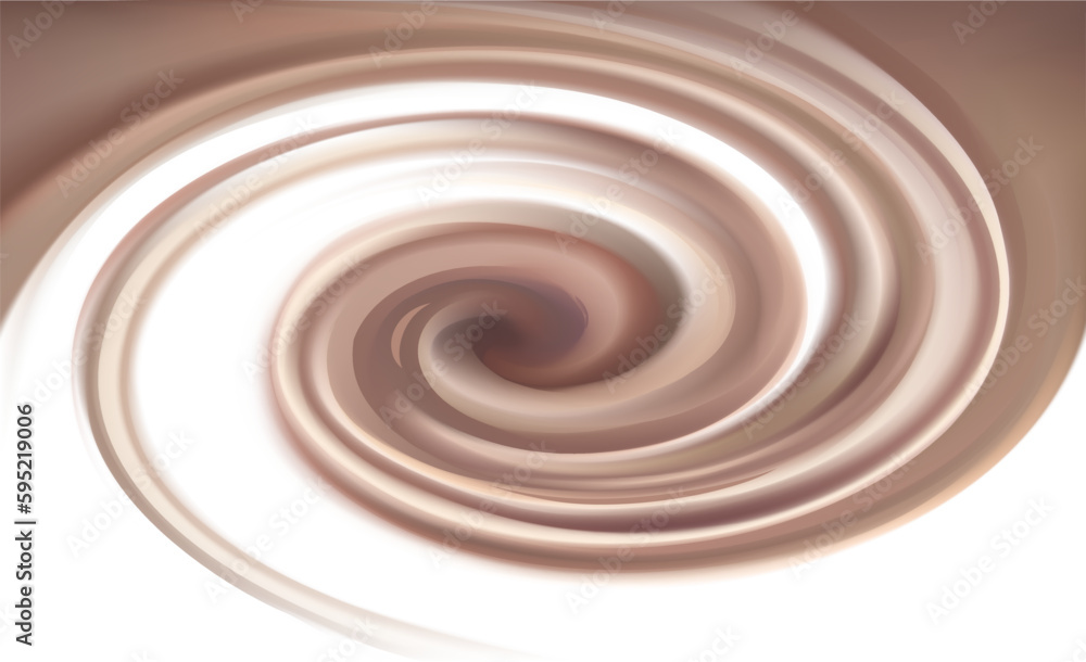 Vector background of swirling chocolate texture Vector background of swirling chocolate texture