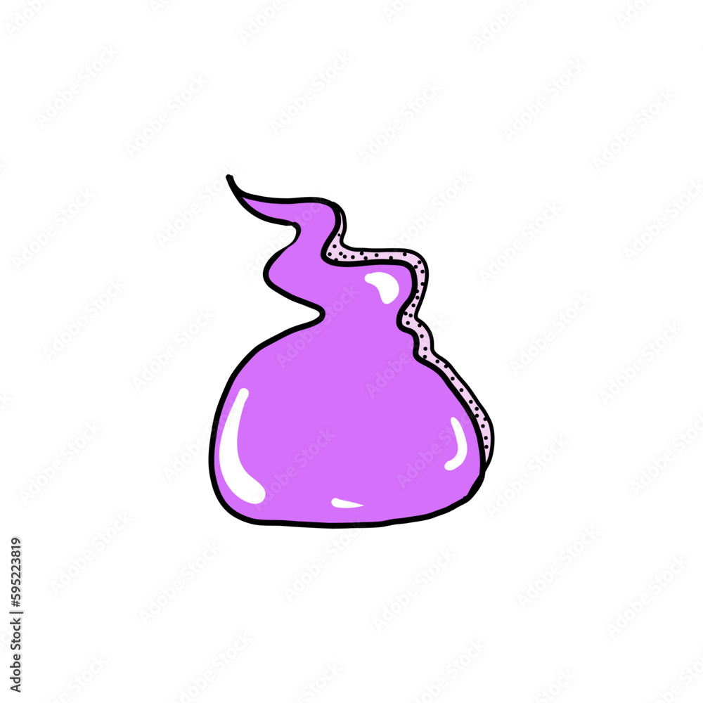 Vector hand drawn doodles speech bubble in 90s style for messagies, notes, stickers, communications. Vector hand drawn doodles speech bubble in 90s style for messagies, notes, stickers, communications.