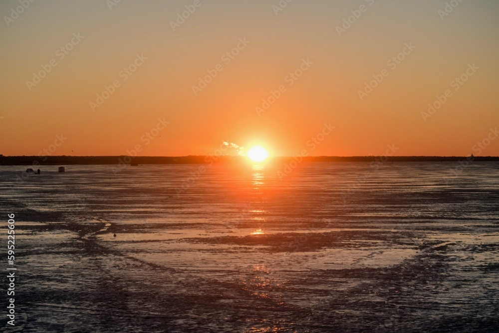 Fototapeta premium sunset on the beach