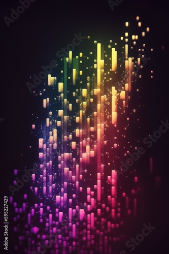 Abstract technology wallpaper deaign, made with generative ai