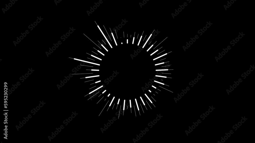 Circular interface hud design, music equalizer, infographic elements like sound waves or audio frequency on lines. Technology and science, analysis theme. Available in 4K video processing footage. Circular interface hud design, music equalizer, infographic elements like sound waves or audio frequency on lines. Technology and science, analysis theme. Available in 4K video processing footage.