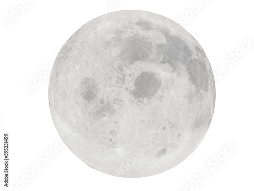 Foto The moon shines in the darkness.