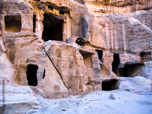 Middle East, Petra Jordan Wadi Rum desert