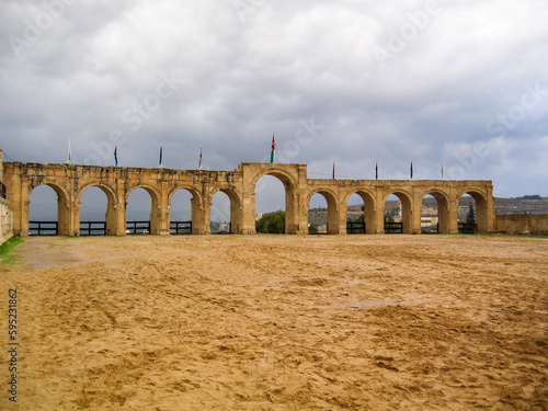 Roman ancient city of Geraza. .The Cardo Maximus