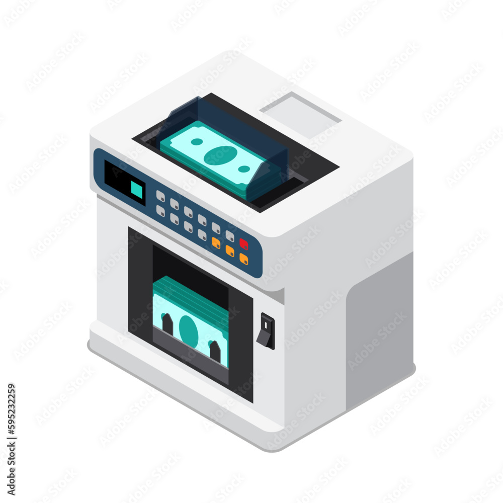 Obraz premium Money Counting Icon