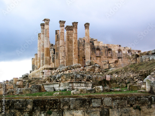 Temple of Jupiter Jerash Gerasa Jordan