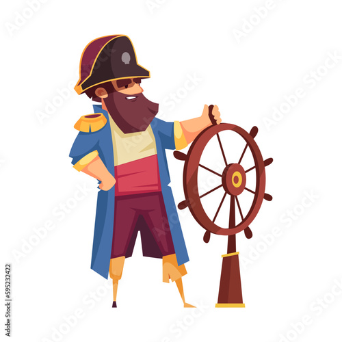 Cartoon Pirate Illustration