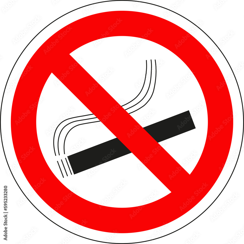 Panneau, Défense de fumer Panneau, Défense de fumer