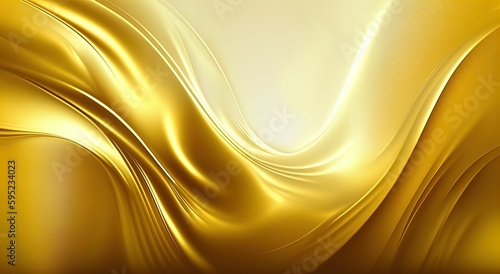 smooth gold velvet background created using Generative AI