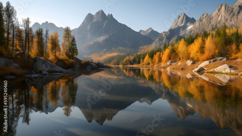 Beautiful Lake Reflection