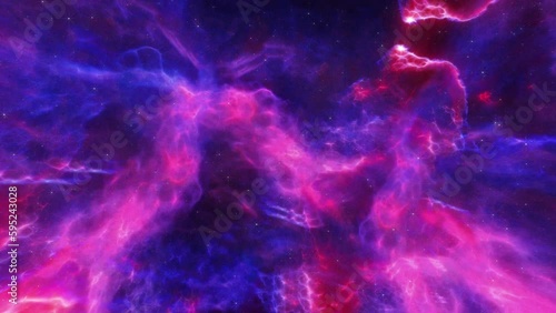 Nebula with universe space background. 