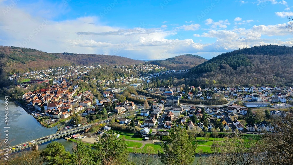 Neckargemünd - Aussicht von der Rothsnasenhütte II