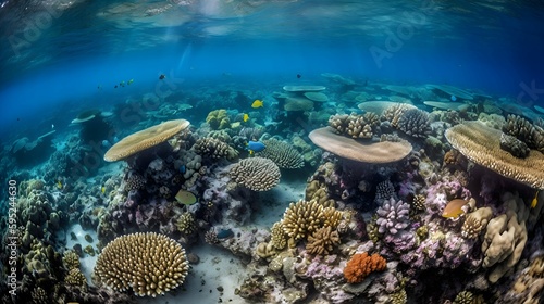 A stunning photo of a coral reef